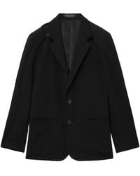 Yohji Yamamoto - Shoulder-Detail Wool Blazer - Lyst