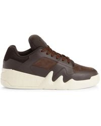 Giuseppe Zanotti - Talon Low-Top Leather Sneakers - Lyst