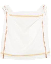 Maje - Striped Backless Top - Lyst