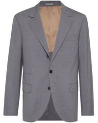 Brunello Cucinelli - Notched-Lapels Single-Breasted Suit - Lyst
