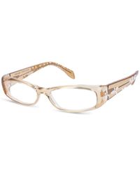 McQueen - Bird-Motif Rectangle-Frame Glasses - Lyst