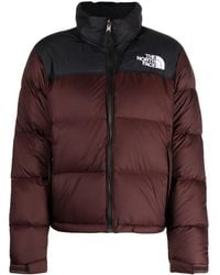 The North Face - Logo-embroidered Padded Jacket - Lyst