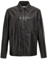 Loewe - レザー シャツ - Lyst