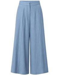 MEIMEIJ - Dart-Detail Wide-Leg Trousers - Lyst