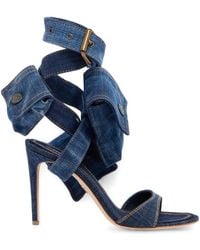 DSquared² - Buckle Detail Heeled Sandals - Lyst