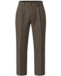 Cruna - Pantalon Mitte À Plis Et Chevrons - Lyst