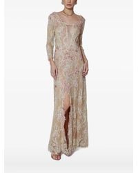 Lethicia Bronstein - Embroidered Lace Maxi Dress - Lyst