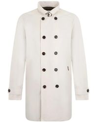 Moorer - Double-Breasted Trench Coat - Lyst