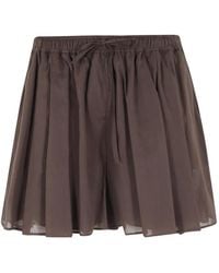 FEDERICA TOSI - Drawstring Shorts - Lyst