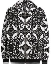 Dolce & Gabbana - Majolica-Print Hoodie - Lyst