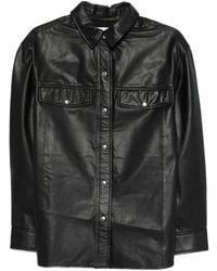 IRO - Cabana Leather Shirt - Lyst