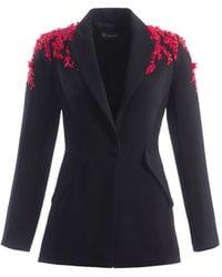 IMROSKA - Shoulder-Embellished Blazer - Lyst