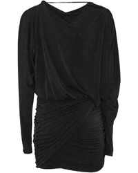 ANDAMANE - Abito Corto Con Scollo A V - Lyst