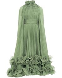 Ana Radu - Ruffled Cape Dress - Lyst