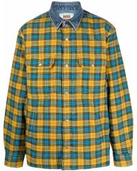 DIESEL - Check-Print Flannel Shirt - Lyst