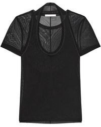 Helmut Lang - T-Shirt À Design Superposé - Lyst