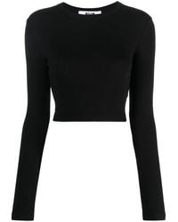 MSGM - Cropped T-Shirt - Lyst