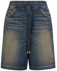 Amiri - Drawstring Denim Shorts - Lyst