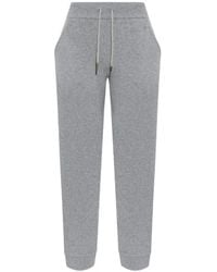 Balmain - Logo-Plaque Wool Track Pants - Lyst