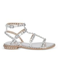 Ash - Precious Stud-Embellished Cage Sandals - Lyst