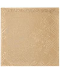 Burberry - Foulard En Soie À Motif Floral - Lyst