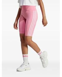 adidas - Pantalones cortos de talle alto - Lyst