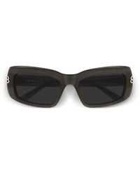 Balenciaga - Bb Rectangle-Frame Sunglasses - Lyst