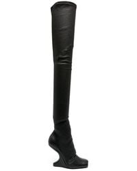 Rick Owens - Cantilever Leather High Boot - Lyst