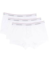 DSquared² - Set Aus Drei Shorts Mit Logo-Bund - Lyst