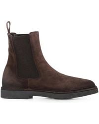 Alexander Hotto - Suede Slip-On Ankle Boots - Lyst