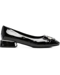Linda Baumann - Buckle-Detail Block-Heel Pumps - Lyst