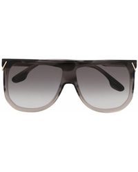 Victoria Beckham - Flat Top V-insert sunglasses - Lyst