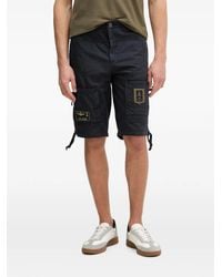 Aeronautica Militare - Patch-Detail Cargo Shorts - Lyst