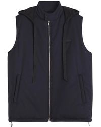 Lanvin - Gilet Met Afneembare Capuchon - Lyst