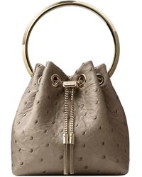 Jimmy Choo - Bon Bon Ring-Handle Bucket Bag - Lyst