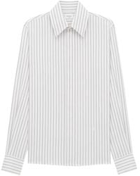 Saint Laurent - Gestreept Overhemd - Lyst