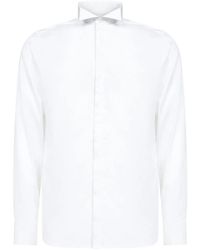 D4.0 - Button Placket Wing Collar Shirt - Lyst