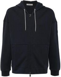 Corneliani - Zip-Up Cotton Hoodie - Lyst