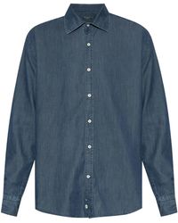 Paul & Shark - Denim Shirt - Lyst