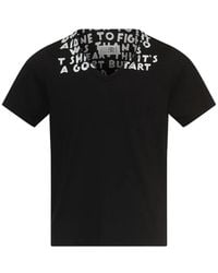 MM6 by Maison Margiela - Sida-Print T-Shirt - Lyst