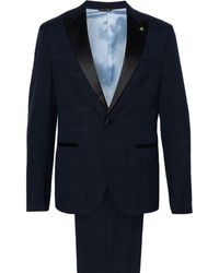 Manuel Ritz - Plaid-check Single-breasted Suit - Lyst