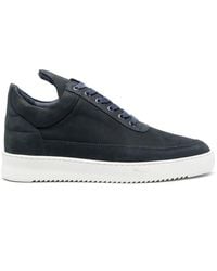 Filling Pieces - Low-Top Suede Sneakers - Lyst