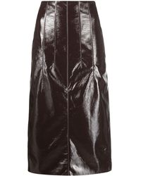 Matériel - High-waist Vinyl Pencil Skirt - Lyst