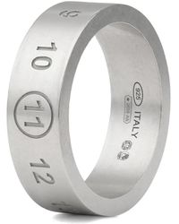 Maison Margiela - Engraved Numeric-Sequence Ring - Lyst