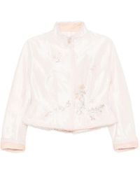 Shiatzy Chen - Scape-Of-Curve Cropped Jacket - Lyst