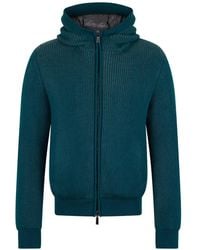 Moorer - Chaqueta Con Capucha Y Cremallera - Lyst