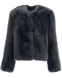 Stand Studio - Halle Faux-Fur Coat - Lyst