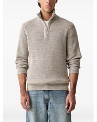 Marc O' Polo - Ribbed-Knit Quarter-Zip Sweater - Lyst
