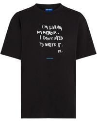KARL LAGERFELD - Karlism Cotton T-Shirt - Lyst