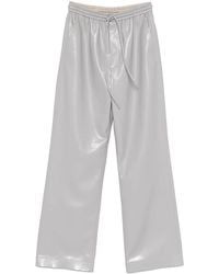 Nanushka - Faux-Leather Trousers - Lyst